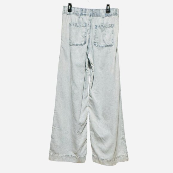 NWOT GAP High Rise Tall Baggy Wide Leg Lightwash Ultrasoft Denim Jeans Sz Medium - Picture 4 of 15